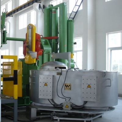 旋轉式電坩堝熔鋁爐 ab聯體雙坩堝爐定制